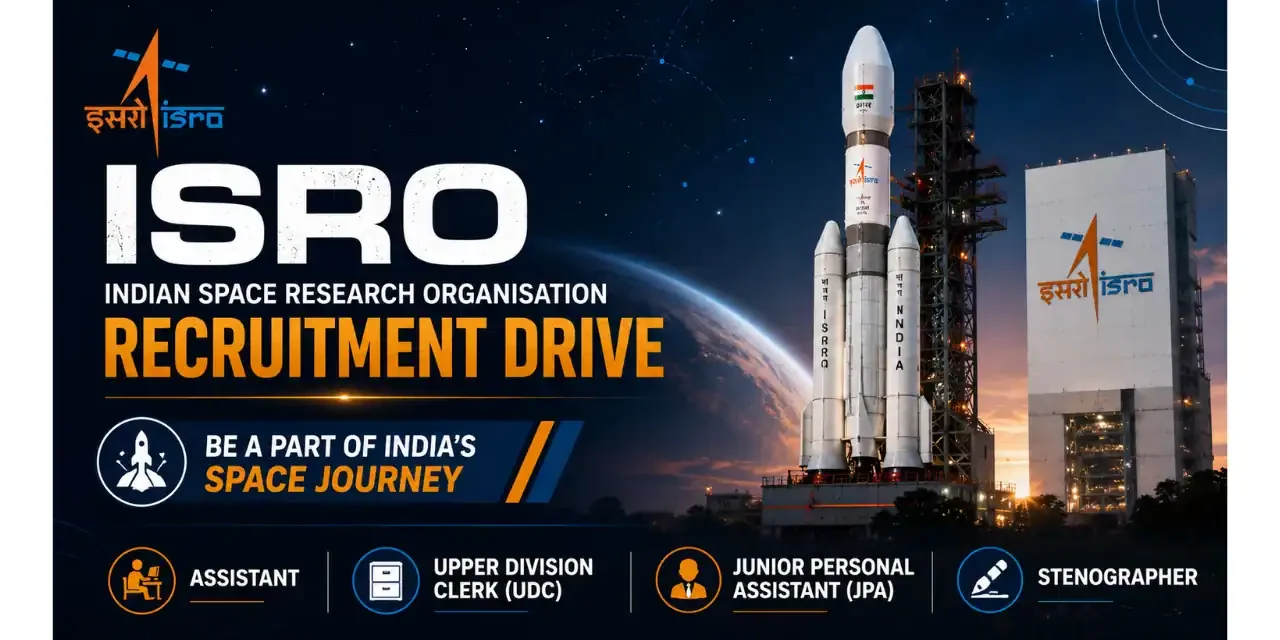 ISRO Recruitment Drive for 242 Assistant, UDC, JPA, and Stenographer posts