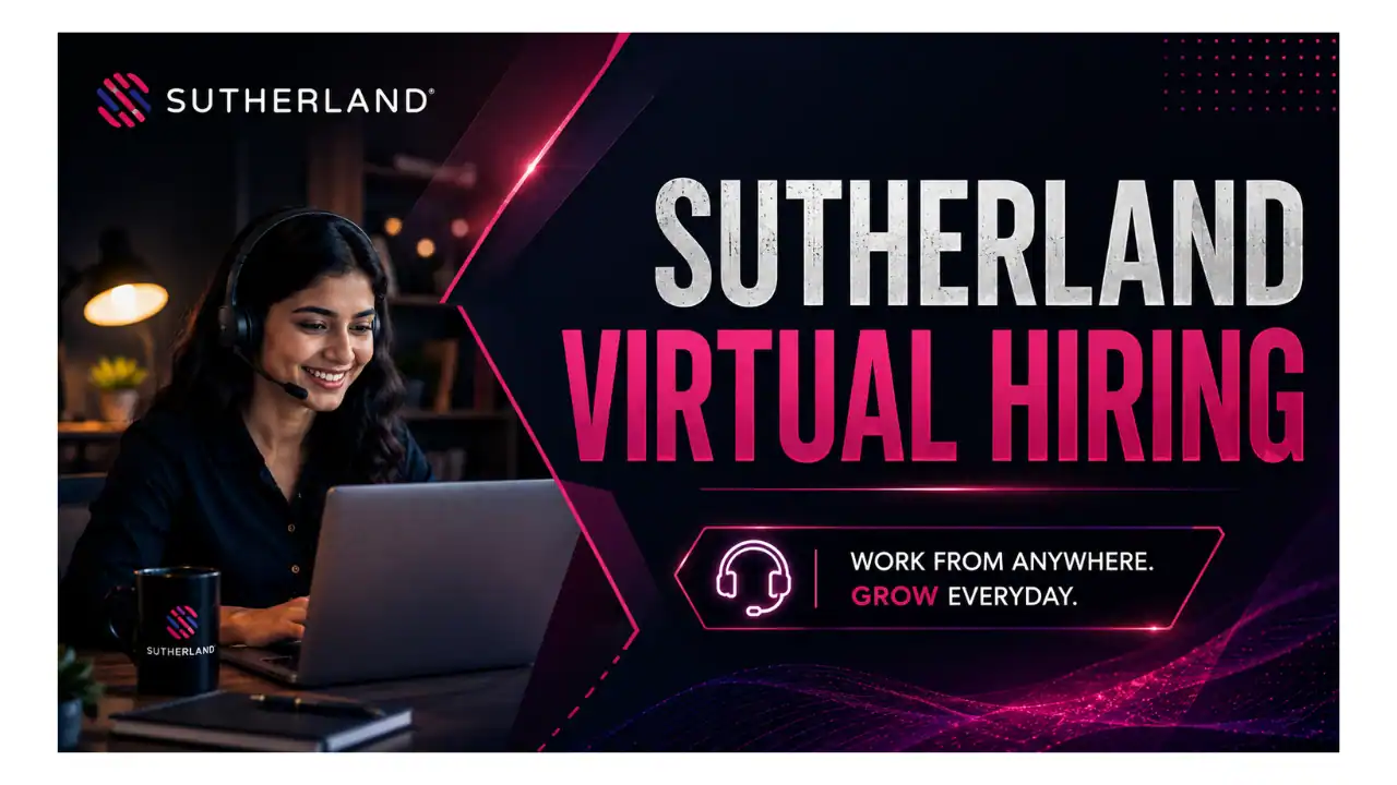 Sutherland Virtual Hiring 2026 | Customer Support Role (Online ...
