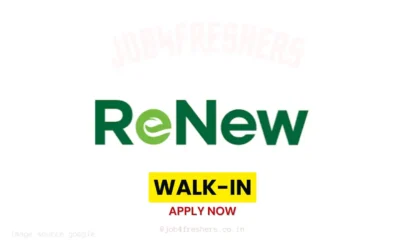 Renew Walk-in Drive 2026: Freshers Apprenticeship Trainee Openings
