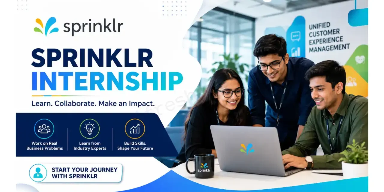 Sprinklr Internship 2026 | Research Intern | Freshers | Apply Online