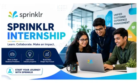 Sprinklr Internship 2026 | Research Intern | Freshers | Apply Online