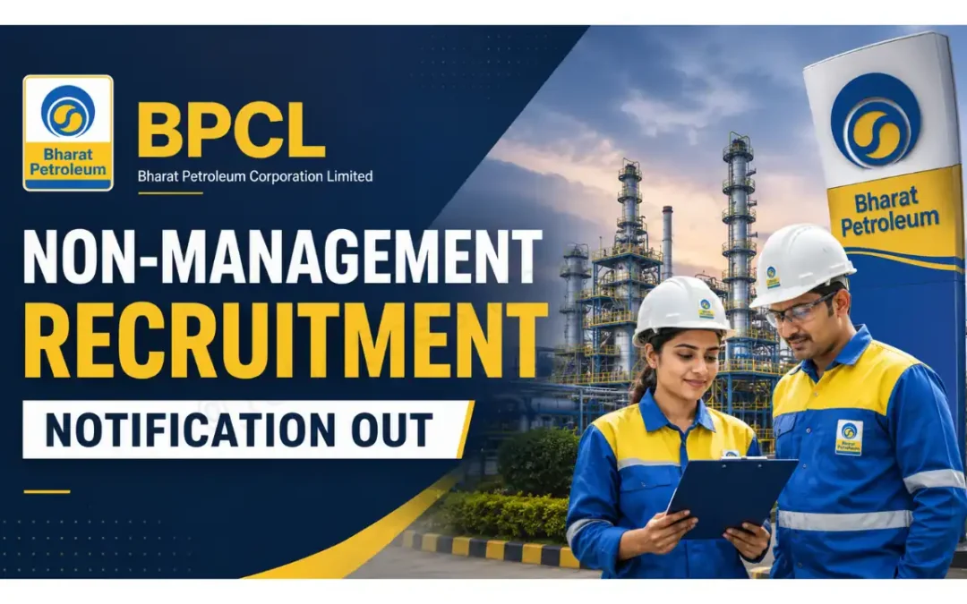 BPCL Non Management Recruitment 2026 Notification for 154 Process Technician, Operator & Technician Posts