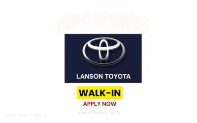 Work From Home Lanson Toyota Walk-in for Sales Executive | Don’t Miss