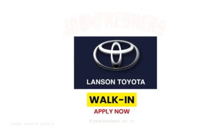 Work From Home Lanson Toyota Walk-in for Sales Executive | Don’t Miss