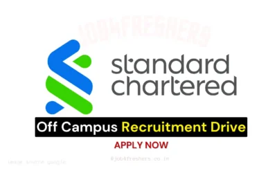 Standard Chartered Off Campus Hiring Fresher For Apprentice | Apply Now!