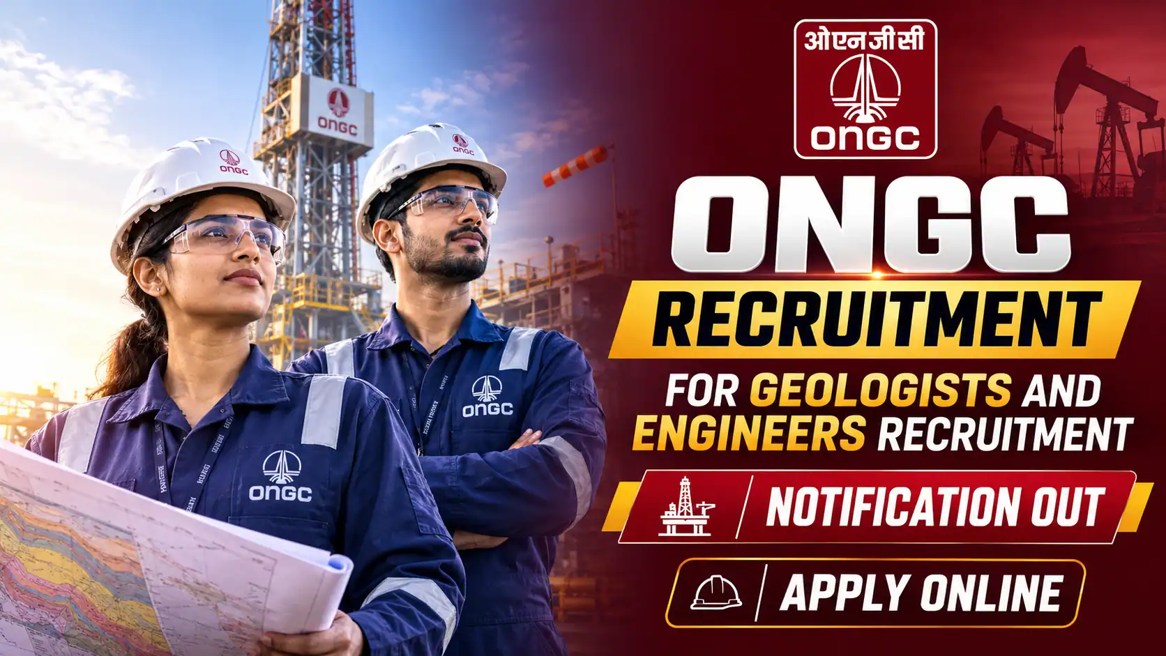 ONGC Recruitment Drive 2026: Notification for 52 Engineer & Geology Vacancy