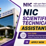 NIC Scientific/Technical Assistant Recruitment 2026 Notification Out – Apply for 376 Posts