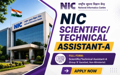 NIC Scientific/Technical Assistant Recruitment 2026 Notification Out – Apply for 376 Posts