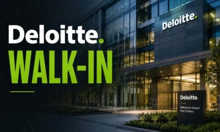 Excited Deloitte Walk-in Interview for CA Fresher | Audit Senior Assistant Role