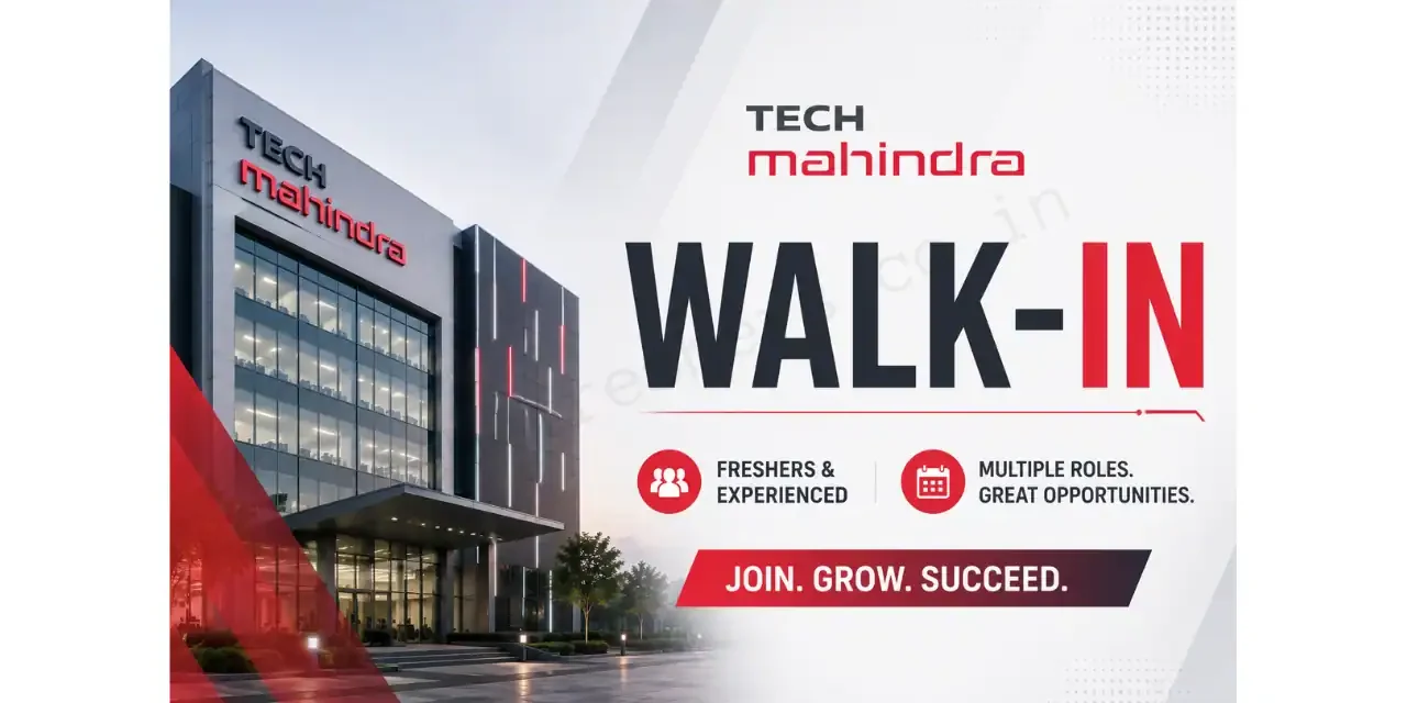 Tech Mahindra Walk-in Drive in Kolkata for Customer Support Associate