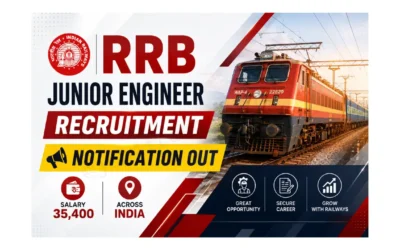 RRB JE Recruitment 2026: Total 3,993 Posts | ₹35,400 Salary