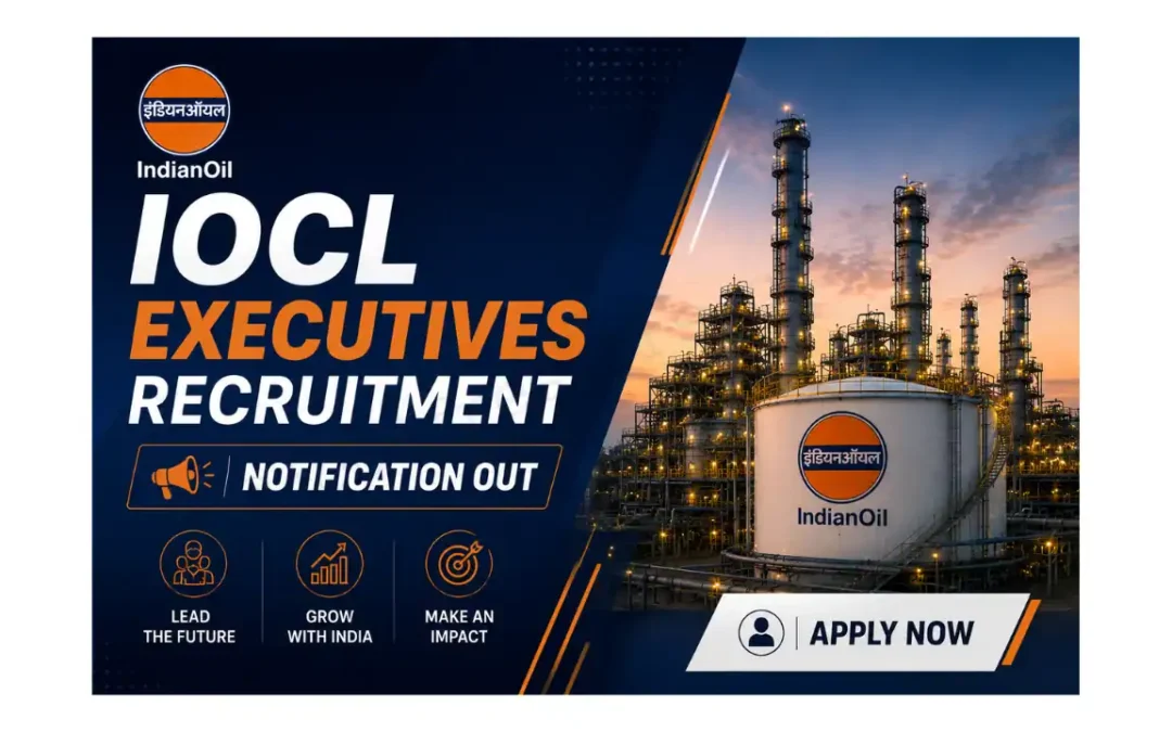 IOCL Executive Recruitment for 470 Posts Across India | Apply Online