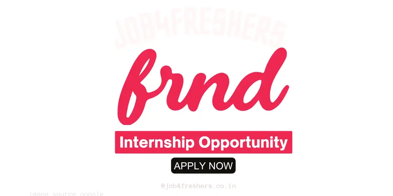 Frnd Internship 2026: Software Engineer Intern | Bengaluru |  | Apply Online