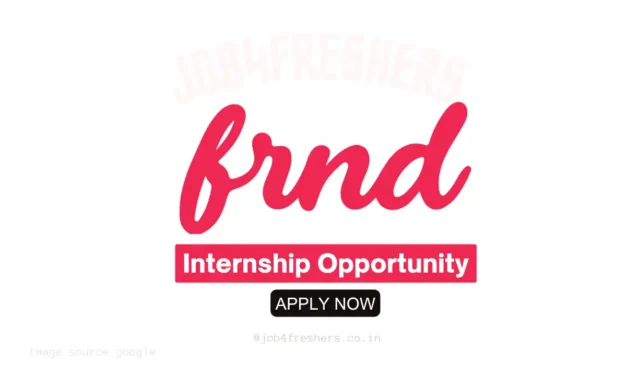 Frnd Internship 2026: Software Engineer Intern | Bengaluru |  | Apply Online