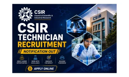 CSIR Technician Recruitment Drive 2026: Apply Online for 43 Group-C Posts | 10th Pass Job