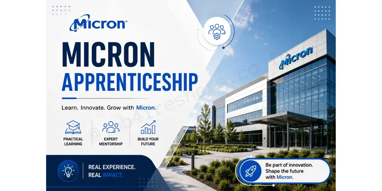 Micron Apprenticeship 2026 – Technician Apprentice | 2026 Diploma Graduate