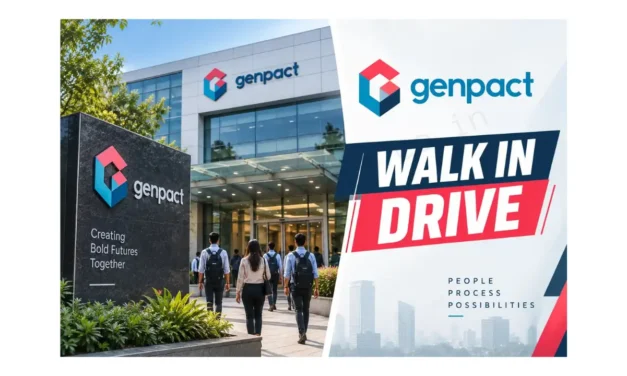 Genpact Walk-in Drive 2026 | Jaipur Walkin For Qualified CA & CMA