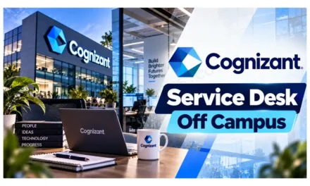 Cognizant Hiring Freshers | Service Desk Role | 2025 & 2026 Batch