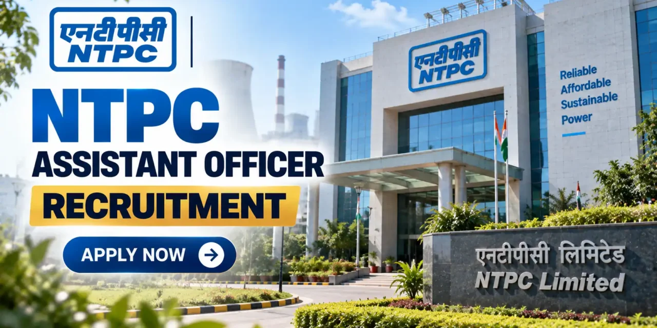 NTPC Assistant Officer Recruitment 2026 Notification Out: 15 Posts- Apply Online