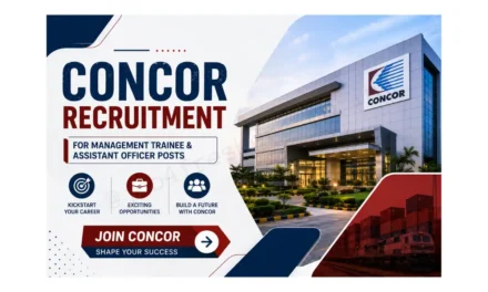 CONCOR Recruitment 2026 – Apply Online for 77 Management Trainee & Assistant Officer Posts