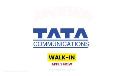 FRESHERS JOBS 10 Tata Communications Walk-in Interview | Junior Customer Service Executive