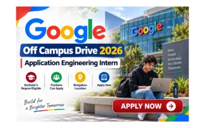 INTERNSHIPS 1 Google Application Engineering Intern – Winter 2027 | Bengaluru | Apply Online
