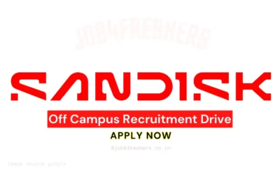 SanDisk Associate Software Engineer Recruitment 2026 – Bengaluru | Apply Online