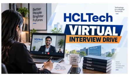 HCLTech Virtual Interview Drive for Freshers | Non-Voice Role | Chennai