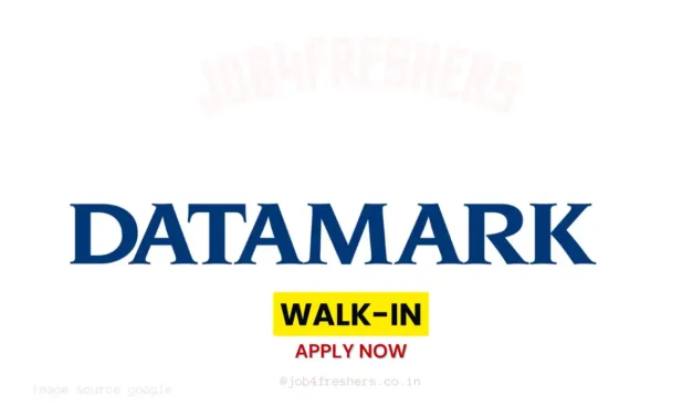 Datamark Walk-in Drive for Process Associate | Amazing Chance