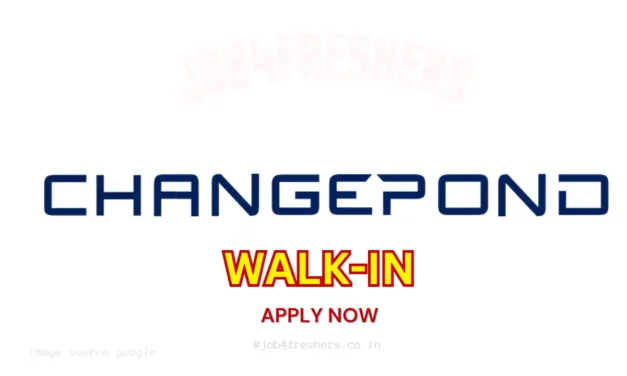 Changepond Walk-in Interview | Design Engineer – Mechanical/ Electrical