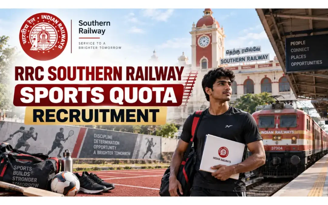 RRC Southern Railway Sports Quota Recruitment 2026 Notification Out for 67 Posts | Apply Online