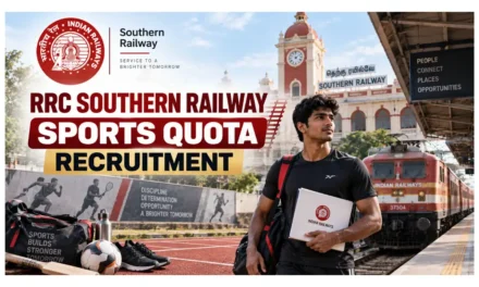RRC Southern Railway Sports Quota Recruitment 2026 Notification Out for 67 Posts | Apply Online