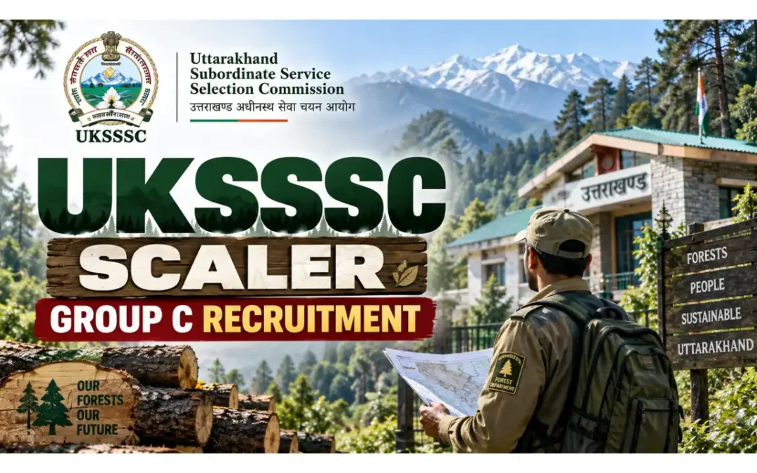UKSSSC Scaler Recruitment 2026: 12th Pass Notification for 200 Group C Posts