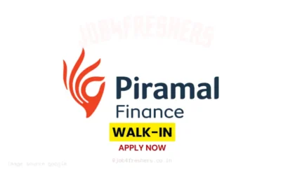 Piramal Finance Walk-in for Freshers Pursuing Chartered Accountancy | CA Industrial Trainee Role