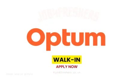 Optum Walk-in Drive for Freshers | Role Certified Fresher | Chennai