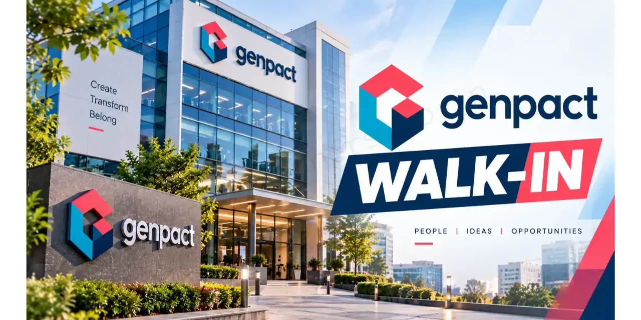 New Genpact Walk-in | Jodhpur Walk-in Drive for Accounts Payable
