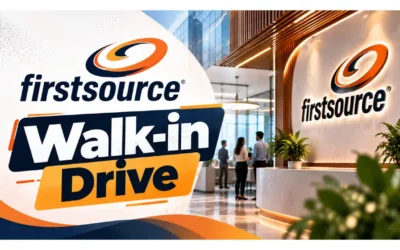 Firstsource Walk-in Drive 2026 | International Non- Voice Process