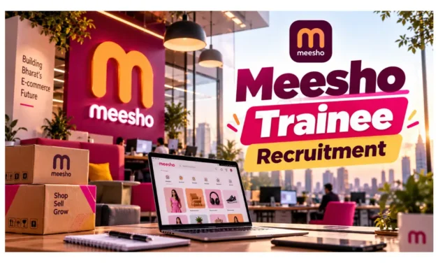 Meesho Trainee Recruitment Coordinator for Freshers | Bangalore | Apply Online