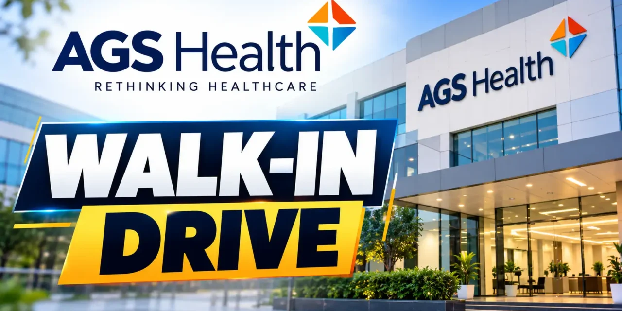 AGS Health Walk-in Drive in Chennai | AR Caller Freshers | Any Graduate
