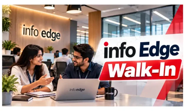 Info Edge Walk-In Drive 2026 for Sales Executive in Noida Location