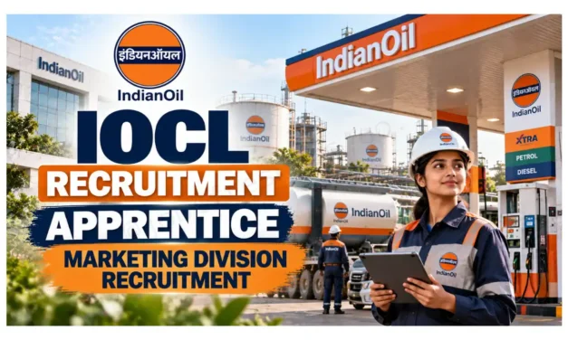 IOCL Recruitment Apprentice 2026 (Marketing Division) Western Region- 335 Posts