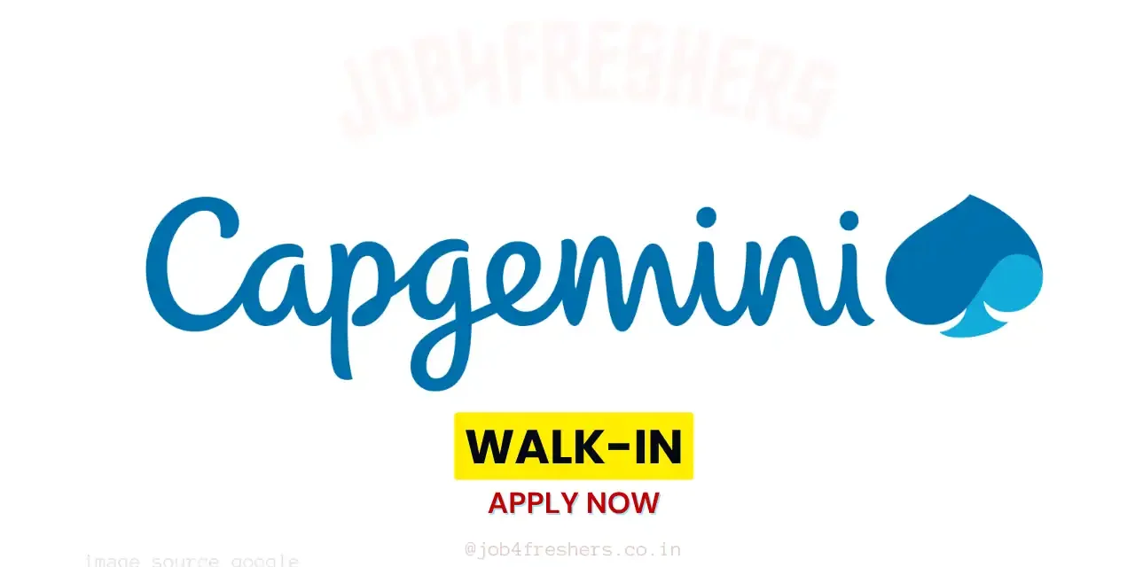 Capgemini Walk-in Drive for Finance Role | Mumbai Location | Freshers