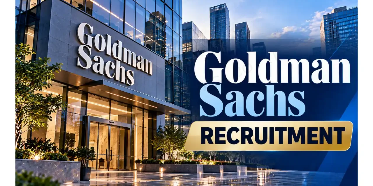 Goldman Sachs Recruitment 2026 for Freshers | Tax Documentation Analyst | Bengaluru