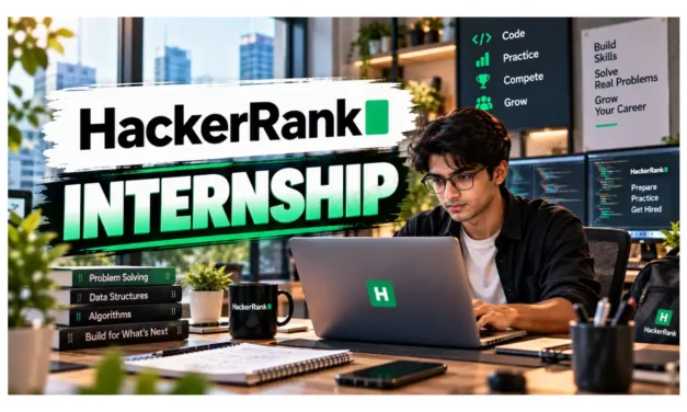 HackerRank Internship 2026 | SDE Intern | Bangalore | 6 Months