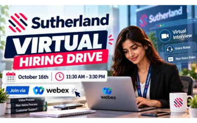 Sutherland Virtual Hiring 2026 | Associate / Sr. Associate Role (Online Interview)