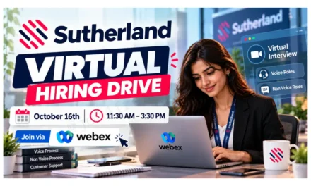 Sutherland Virtual Hiring 2026 | Associate / Sr. Associate Role (Online Interview)