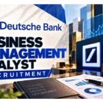 Deutsche Bank Recruitment Drive for Business Management Analyst Role in Pune
