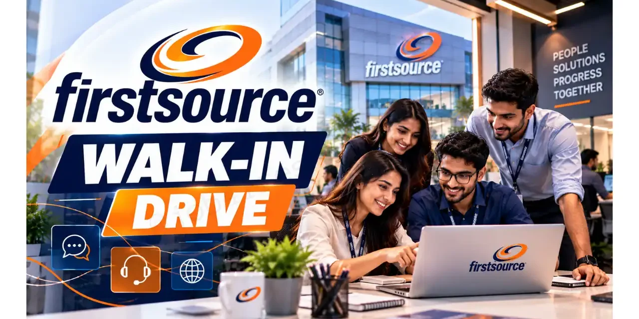 Firstsource Walk-in Drive in Hyderabad for Customer Support Associate | International Voice
