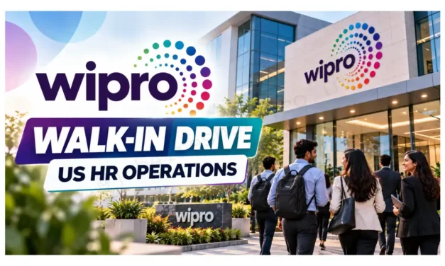 Wipro Walk-in Hiring Freshers | US HR Operations| Mumbai