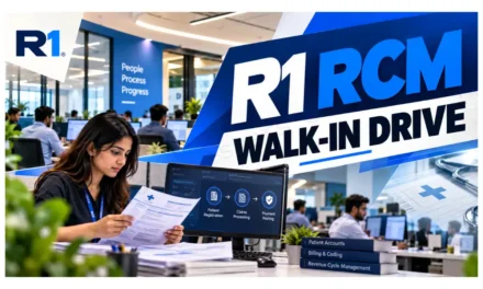 R1 RCM Walk-in Drive 2026 in Noida for Certified Medical Coding Freshers